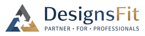 DesignsFit 가로 로고 컬러